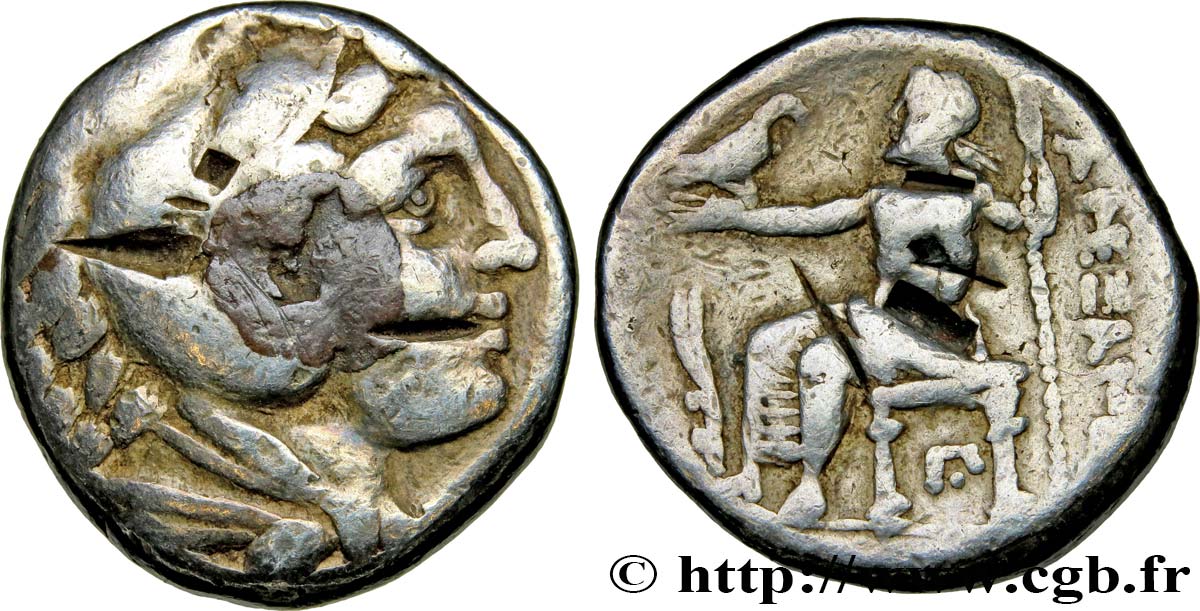 MACEDONIA - KINGDOM OF MACEDONIA - PHILIPP III ARRHIDAEUS Tétradrachme VF