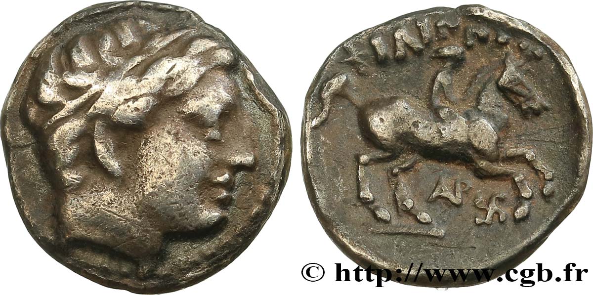 MACEDONIA - MACEDONIAN KINGDOM - PHILIPP III ARRHIDAEUS Cinquième de tétradrachme XF