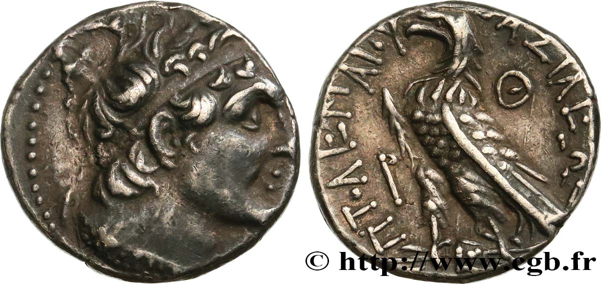 ÄGYPTEN -PTOLEMÄISCHES KÖNIGREICH ÄGYPTEN - PTOLEMAIOS VI PHILOMETOR Didrachme VZ