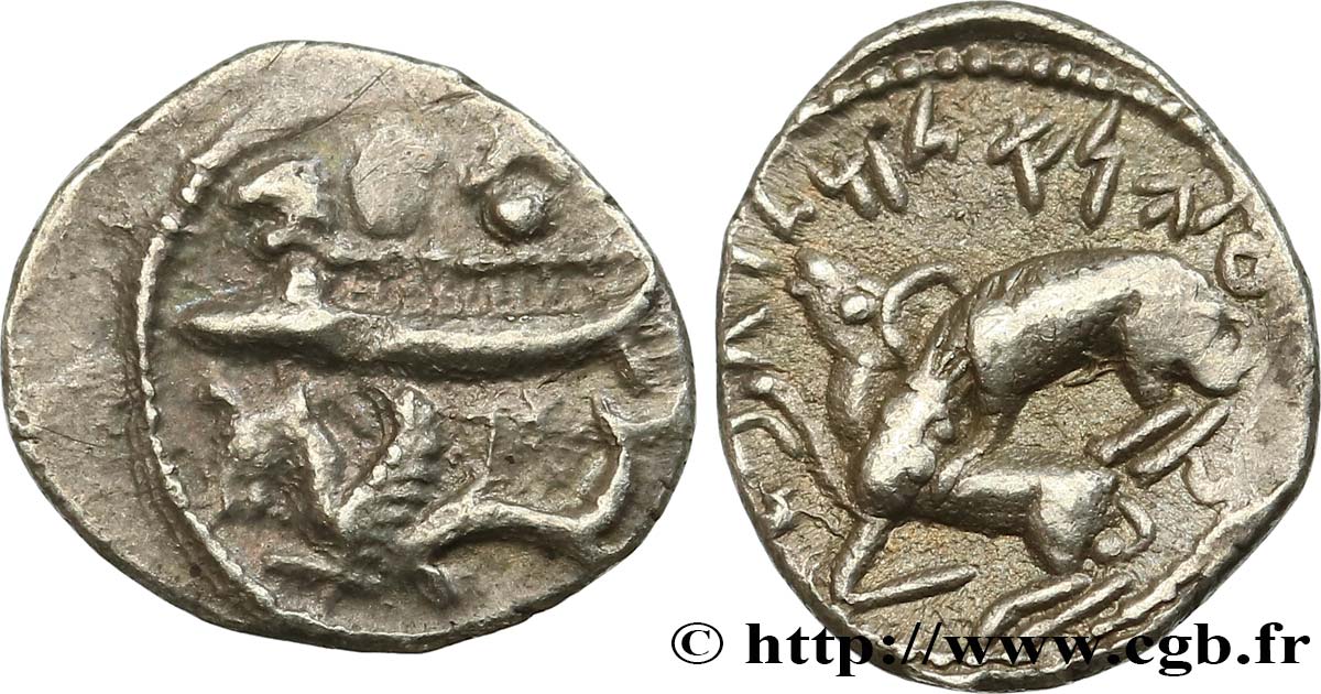 PHOENICIA - BYBLUS Seizième de shekel AU
