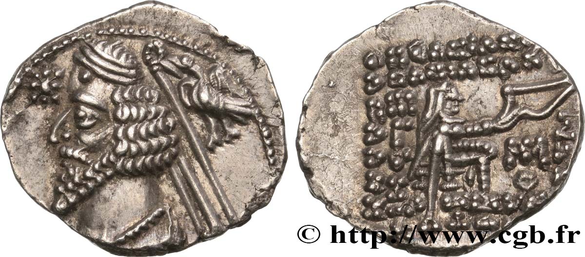 PARTHIEN - KÖNIGREICH DER PARTHER - PHRAATES IV Drachme ST