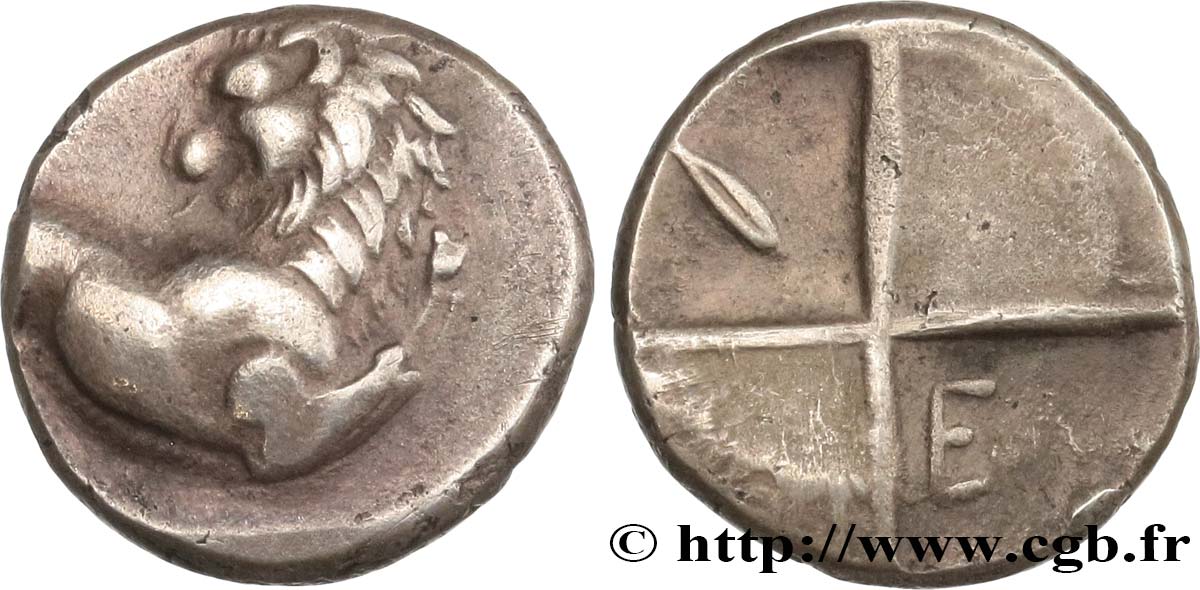 THRACIA - THRACIAN CHERSONESE - CHERRONESOS Hemidrachme ou tetrobole AU