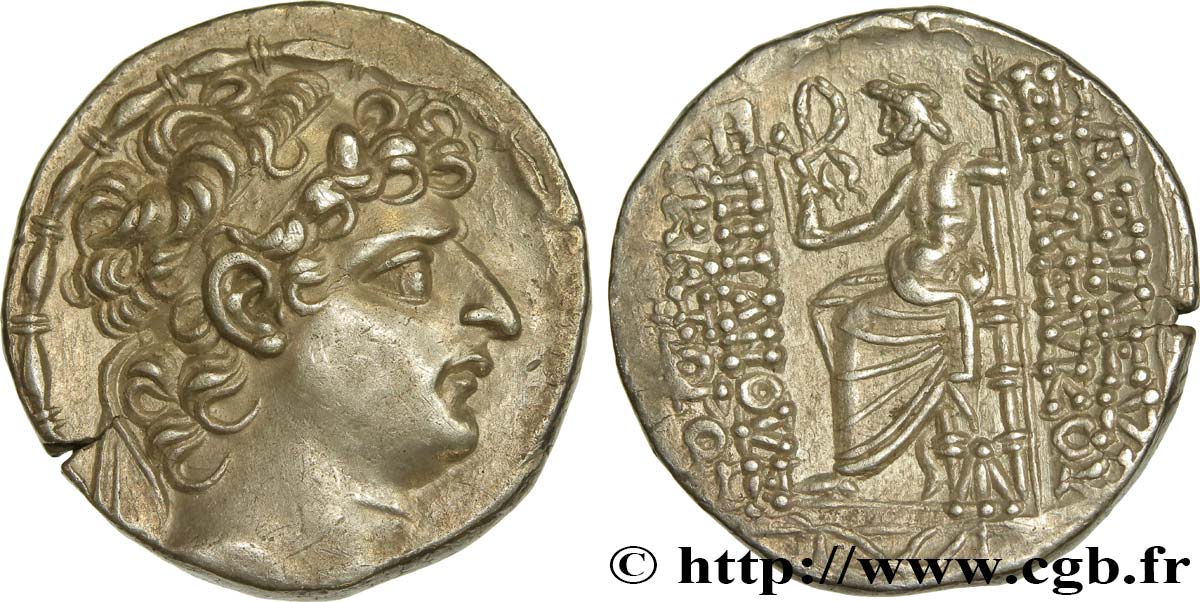 SYRIA - SELEUCID KINGDOM - SELEUCOS VI NICATOR Tétradrachme AU