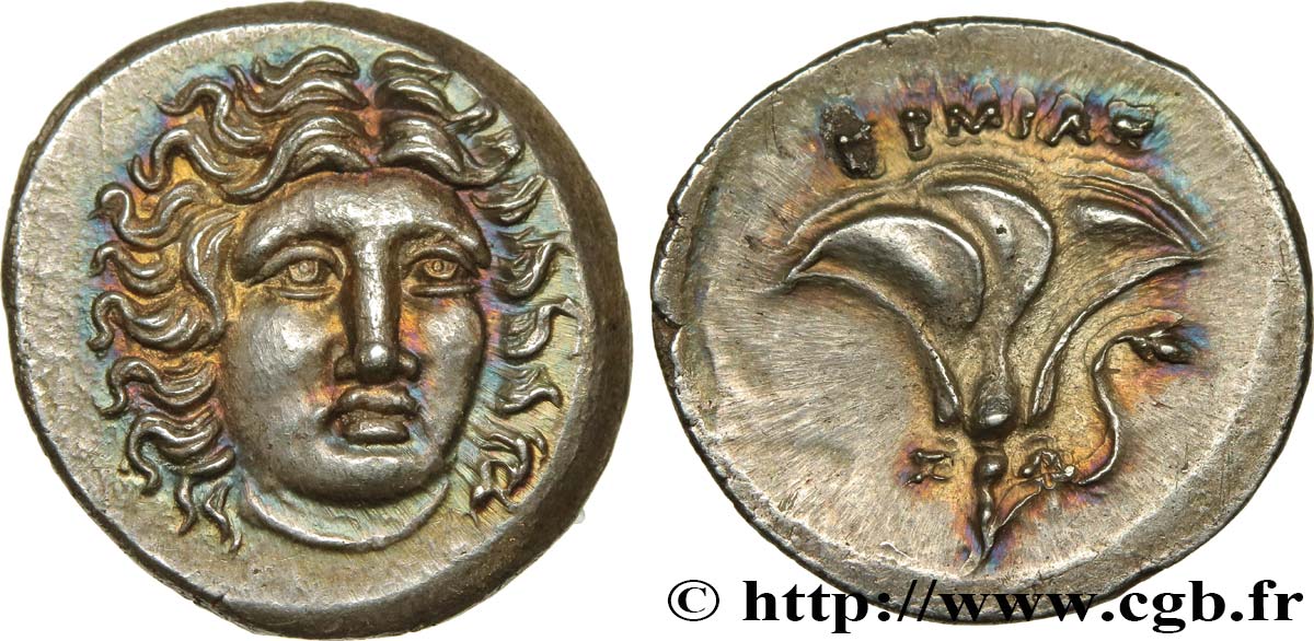 CARIA - CARIAN ISLANDS - PERAIA OF RHODES Drachme MS