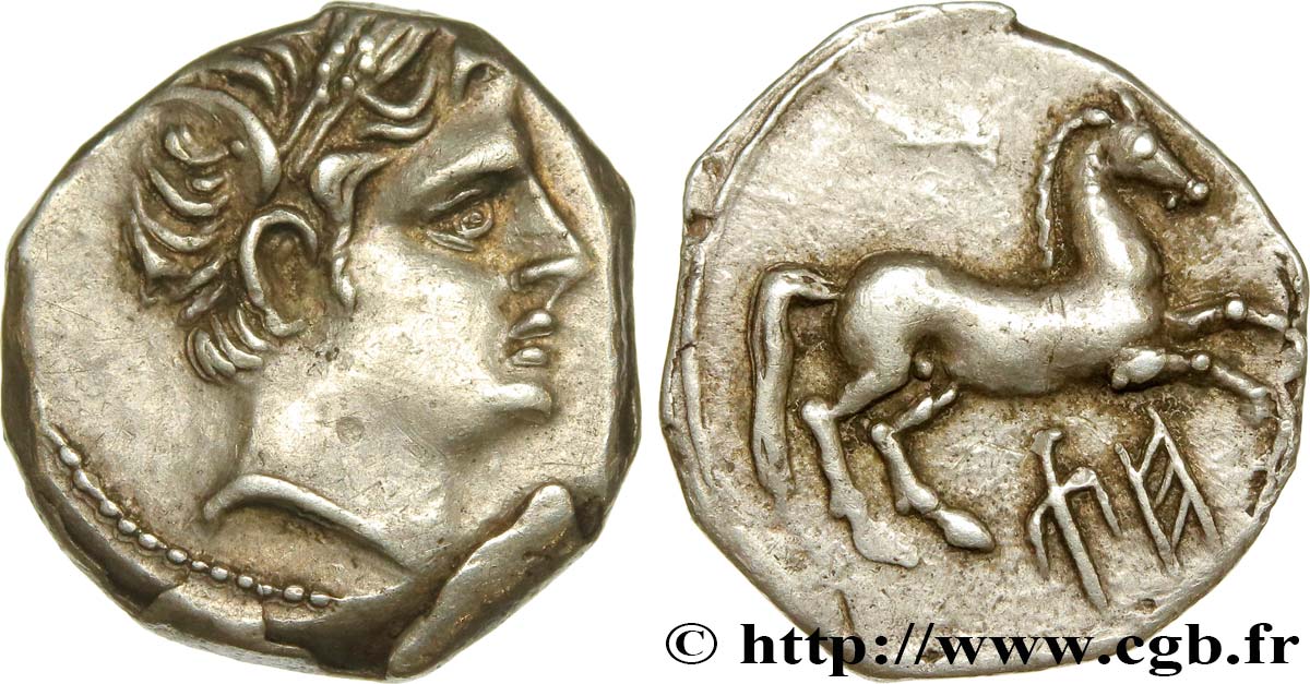 SICILY - AKRAGAS Quart de shekel AU