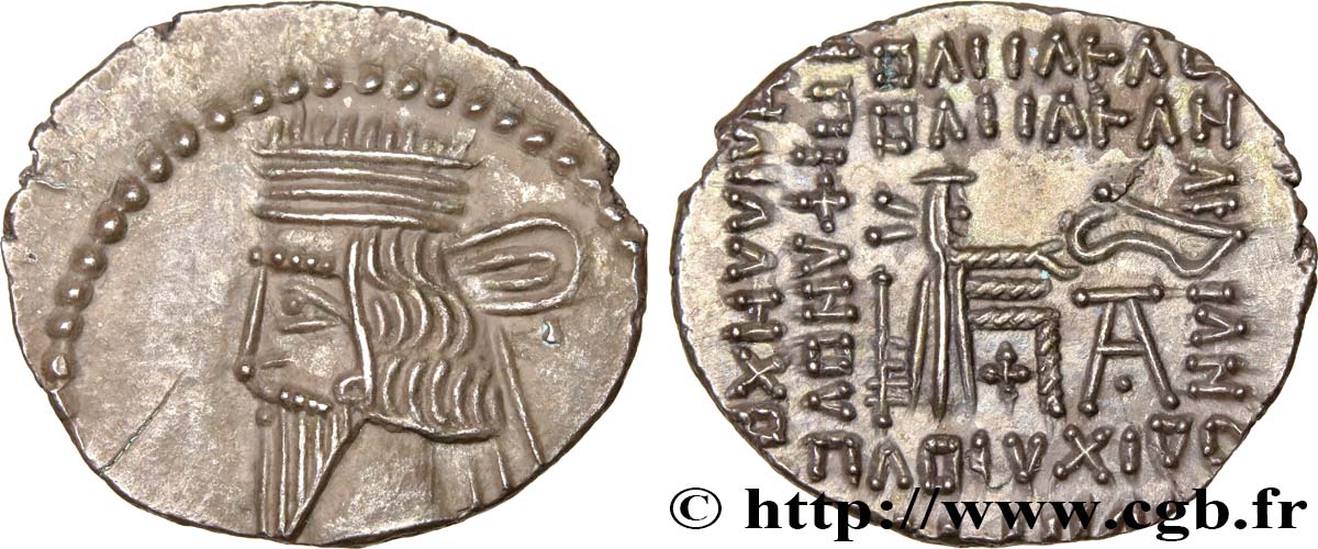 PARTIA - REGNO DI PARTIA - VOLOGASO III Drachme MS