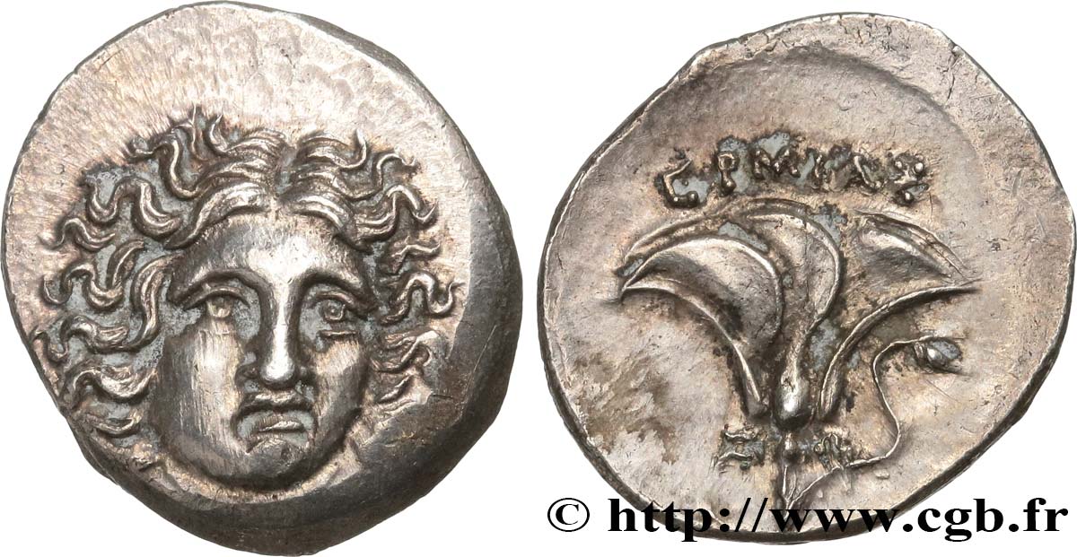 CARIA - CARIAN ISLANDS - PERAIA OF RHODES Drachme MS