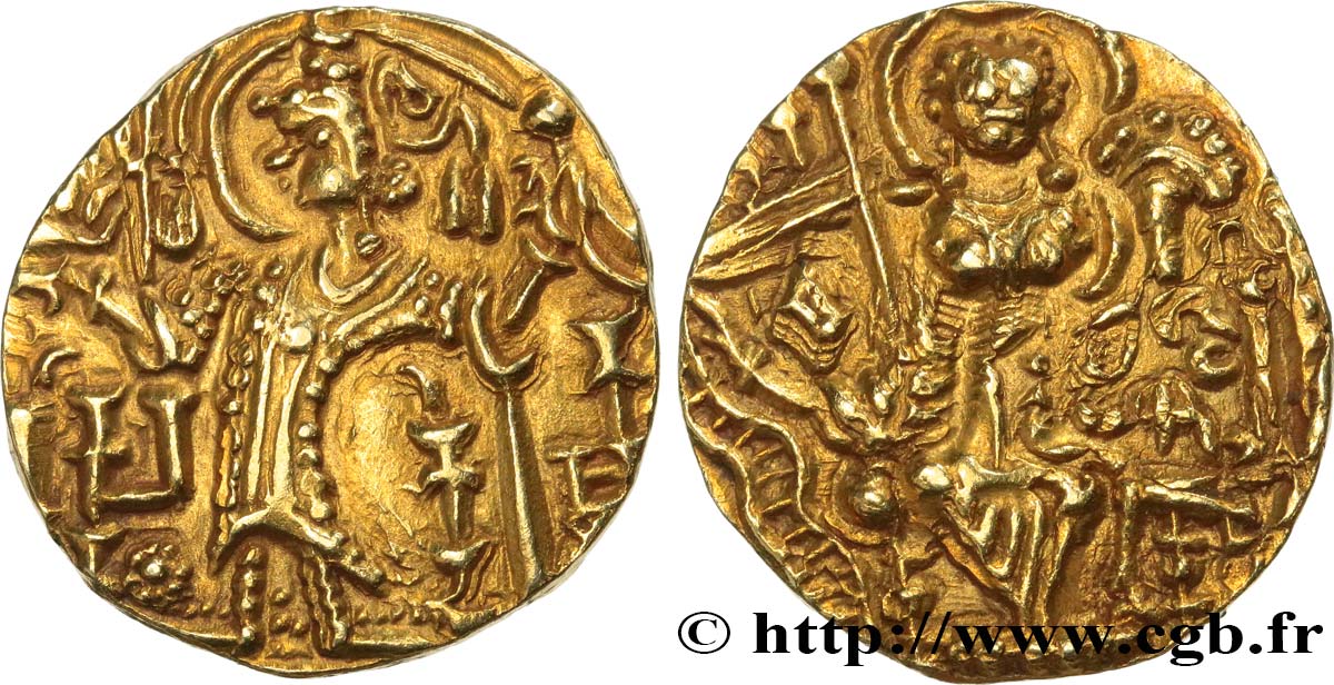 KUSHAN -KUSHAN EMPIRE - VASU DEVA III and his Successors Statère MS