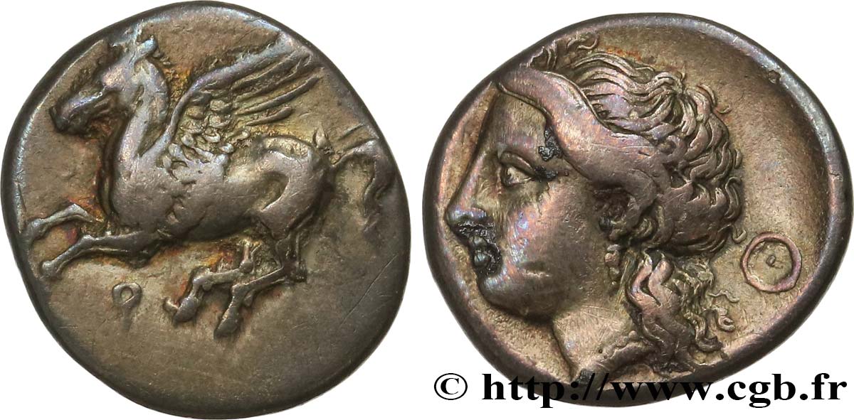 CORINTHIA - CORINTH Drachme  XF