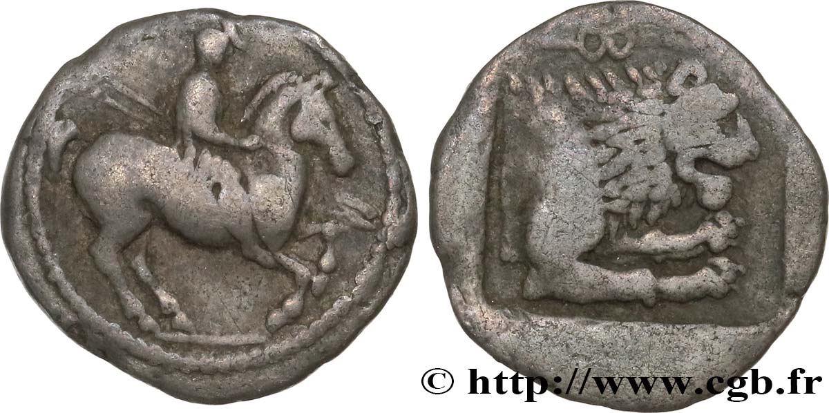 MACEDONIA - MACEDONIAN KINGDOM - PERDICCAS II Tetrobole, étalon lourd VF