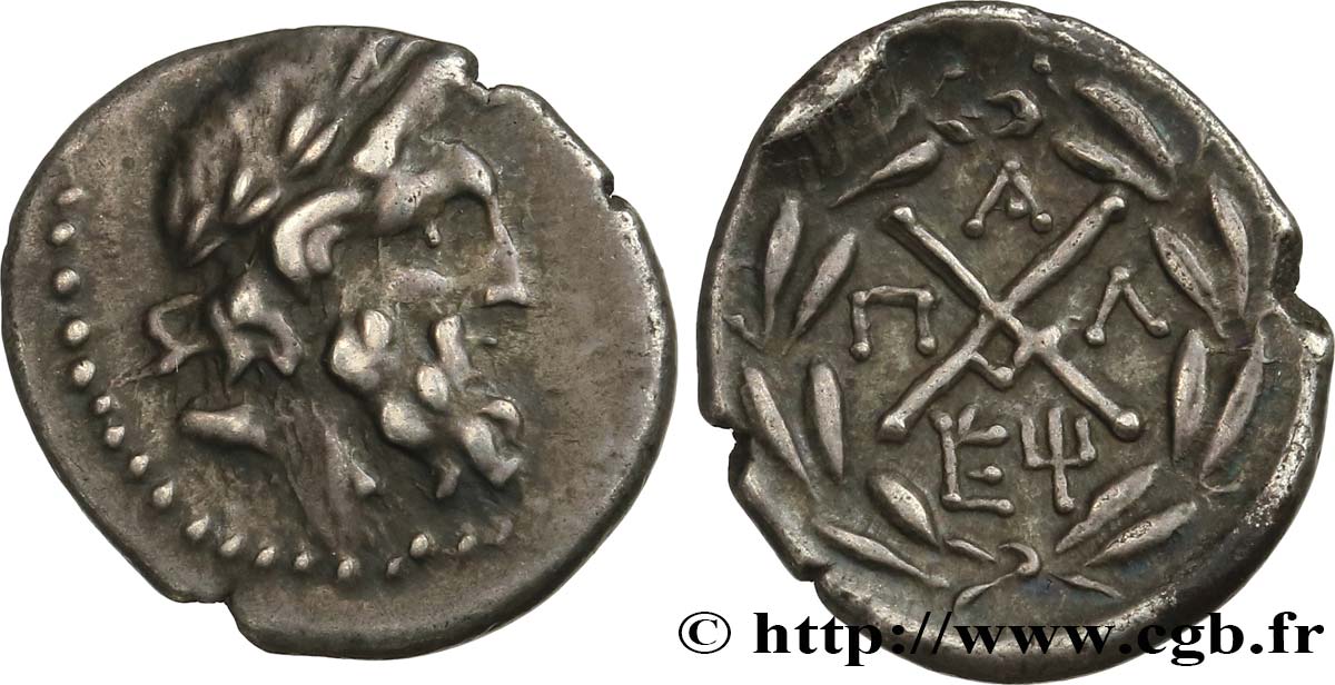 ACHAIA - LIGA ACHAIA - ARCADIA - PALLANTION Hemidrachme MBC+