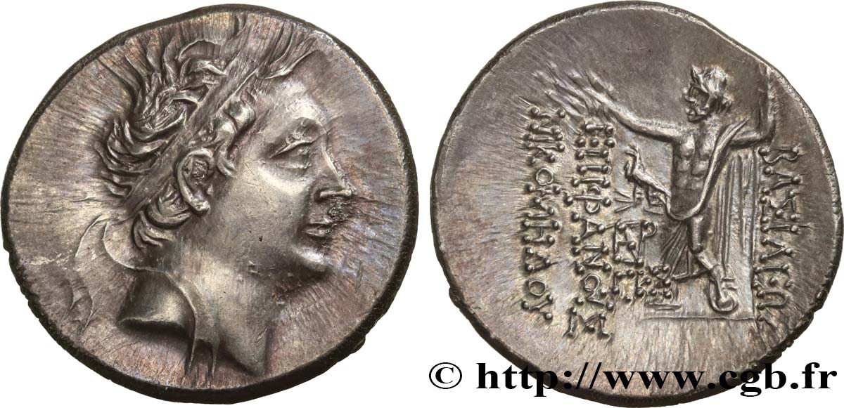 BITHYNIA - BITHYNIAN KINGDOM - SOCRATES CHRESTUS Tétradrachme AU/MS