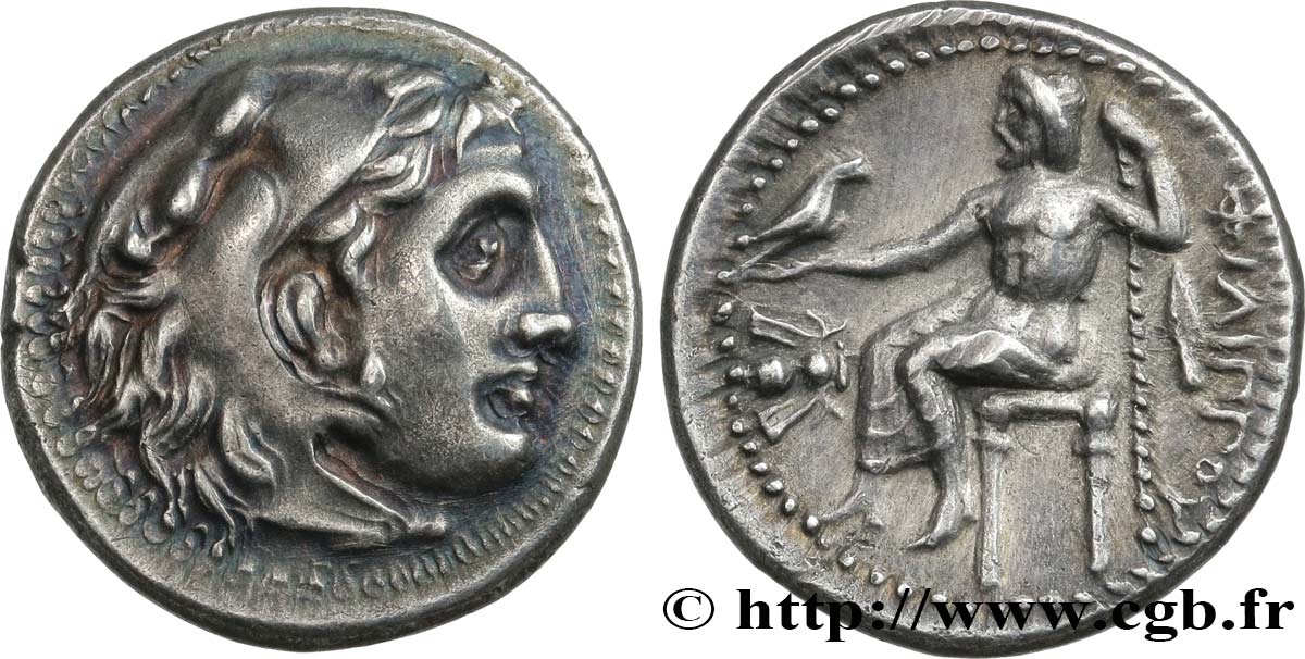 MACEDONIA - KINGDOM OF MACEDONIA - PHILIPP III ARRHIDAEUS Drachme AU