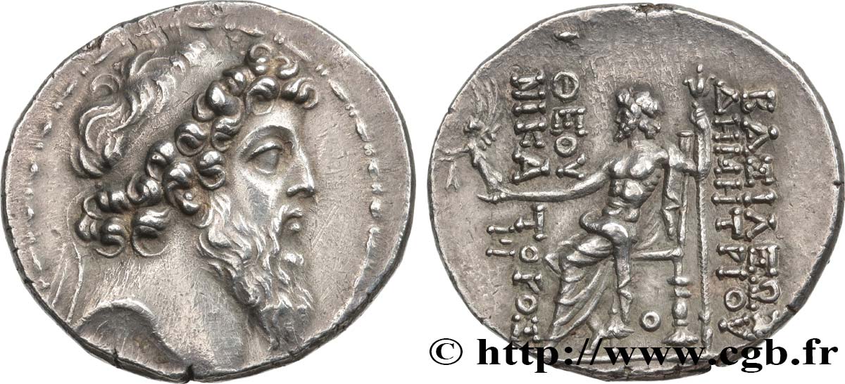 SYRIA - SELEUKID KINGDOM - DEMETRIOS II NICATOR Tétradrachme AU