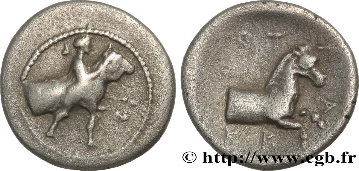 THESSALIA - TRIKKA Hemidrachme XF