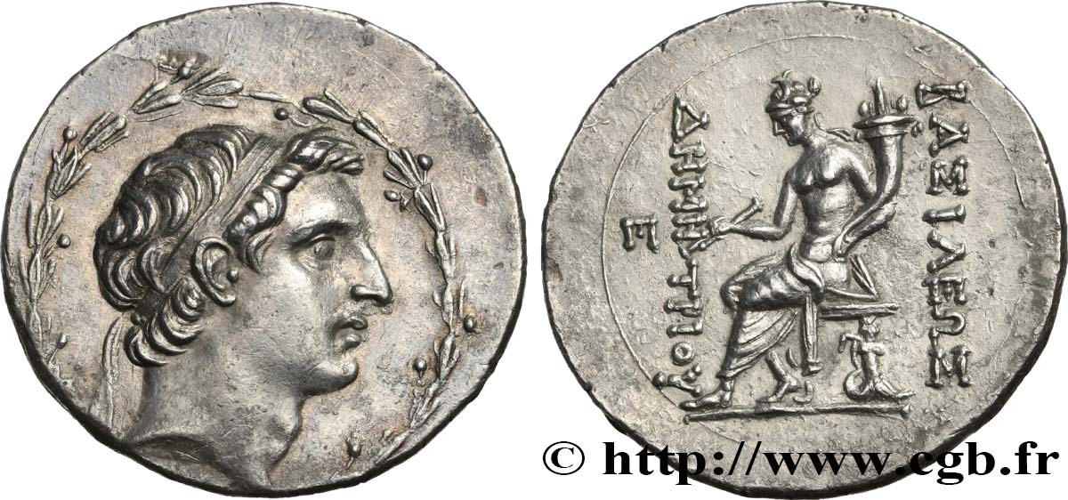 SYRIA - SELEUCID KINGDOM - DEMETRIOS I SOTER Tétradrachme AU