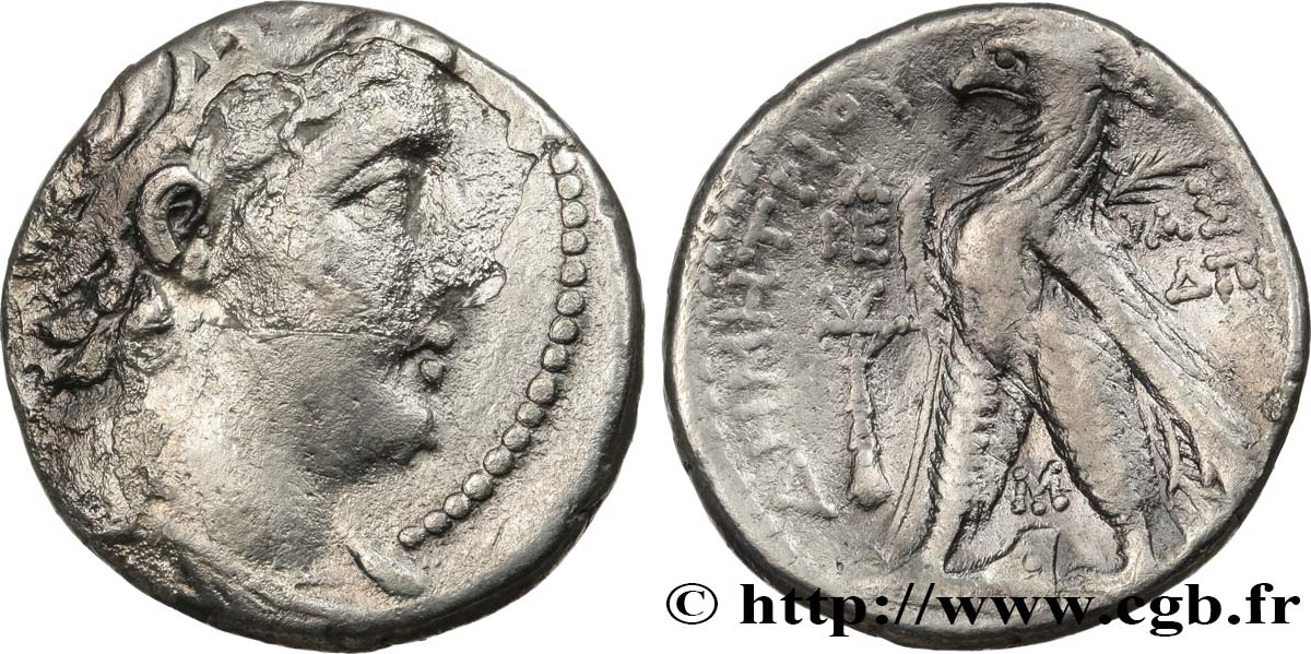 SYRIA - SELEUKID KINGDOM - DEMETRIUS II NIKATOR Tétradrachme VF