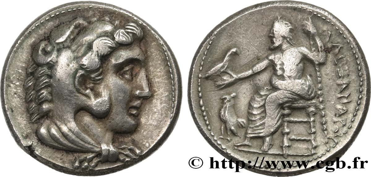 MACEDONIA - MACEDONIAN KINGDOM - ALEXANDER III THE GREAT Tétradrachme AU/AU