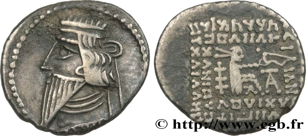 PARTHIA - PARTHIAN KINGDOM - MITHRIDATES IV Drachme XF/VF