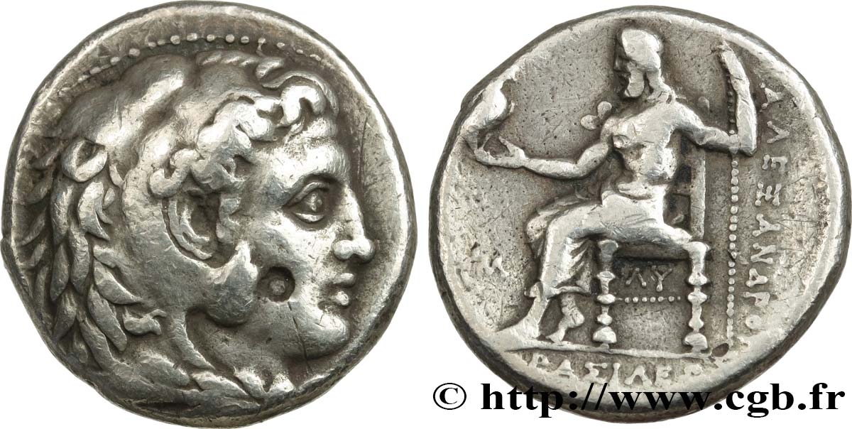 MACEDONIA - KINGDOM OF MACEDONIA - PHILIPP III ARRHIDAEUS Tétradrachme XF/VF