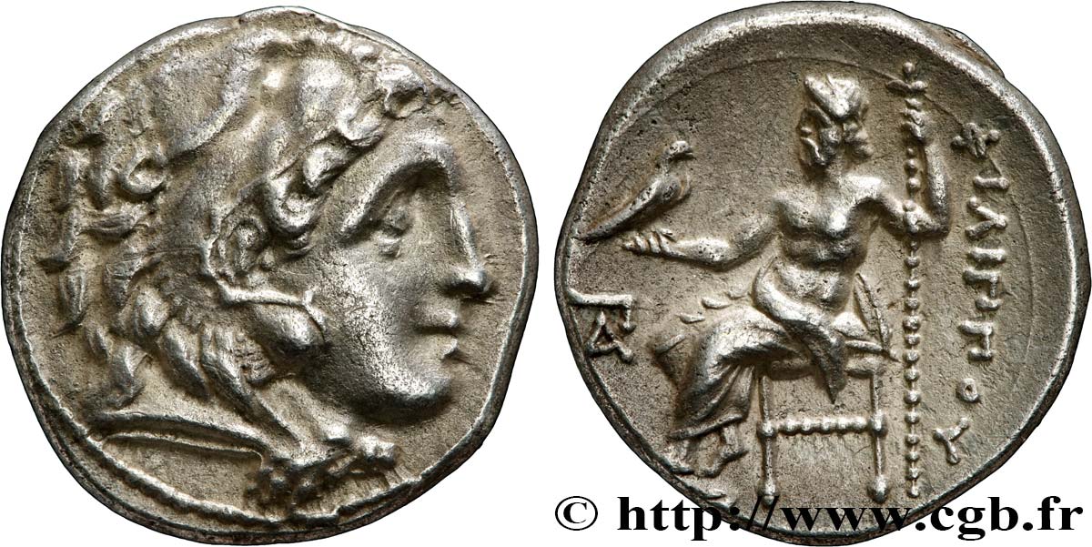 MACEDONIA - REGNO DE MACEDONIA - FILIPPO III ARRIDAIOS Drachme SPL