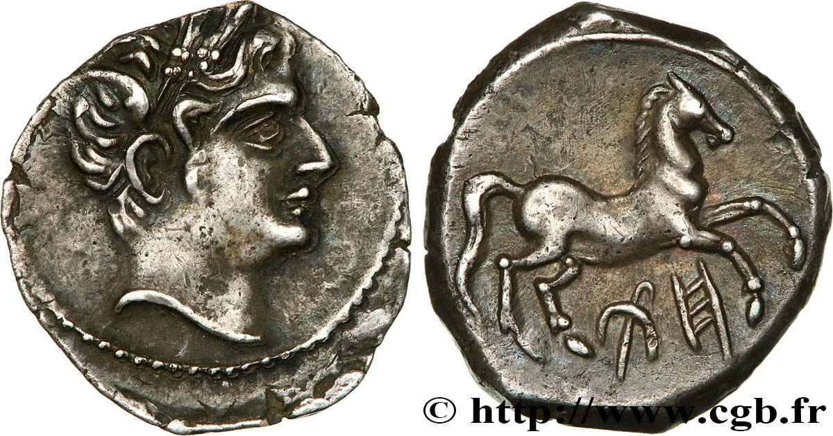 SICILY - AKRAGAS Quart de shekel AU