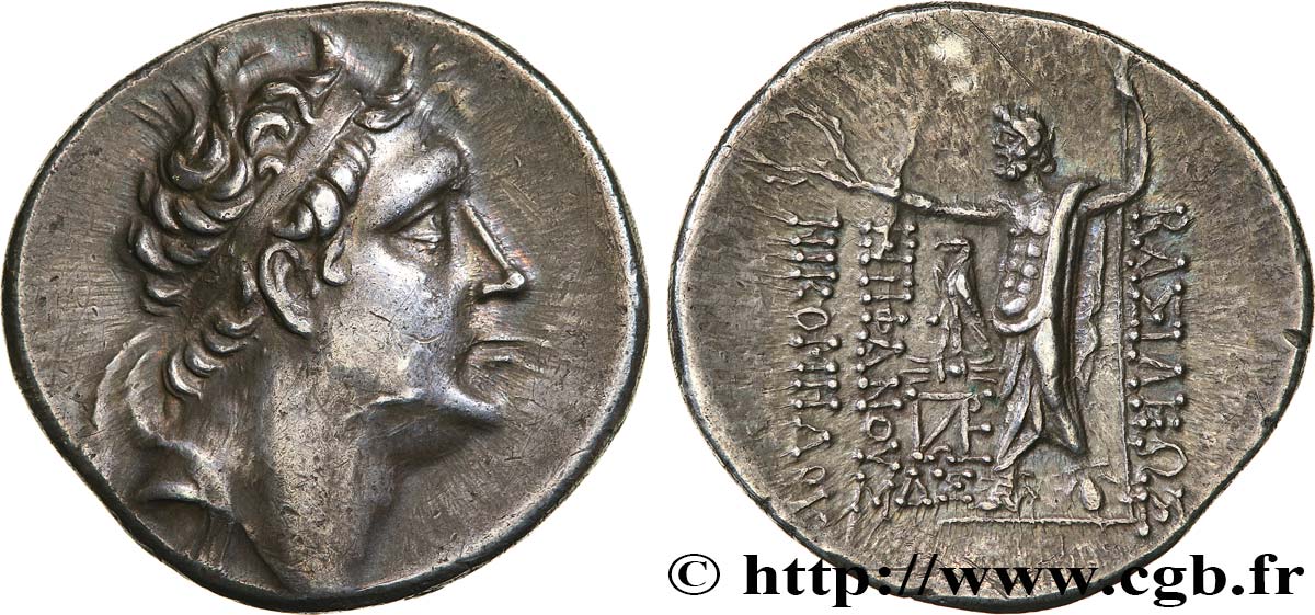 BITHYNIA - BITHYNIAN KINGDOM - NIKOMEDES IV PHILOPATOR Tétradrachme AU