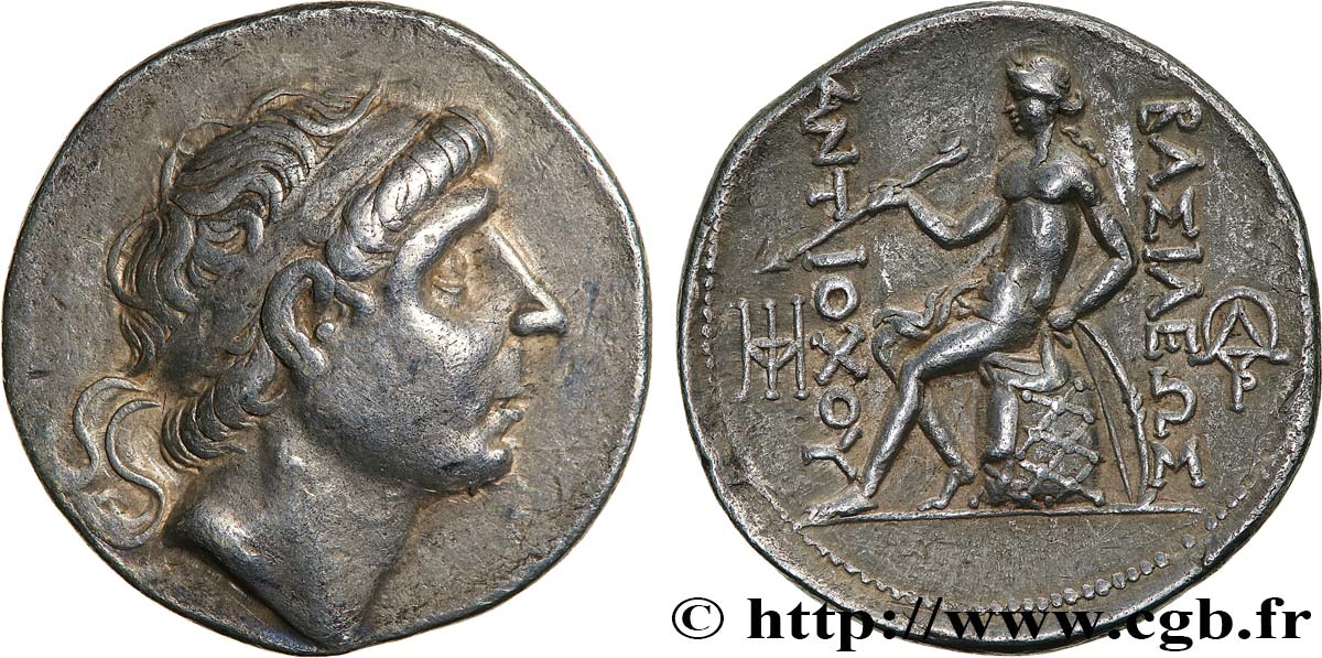 SYRIA - SELEUKID KINGDOM - ANTIOCHUS I SOTER Tétradrachme AU