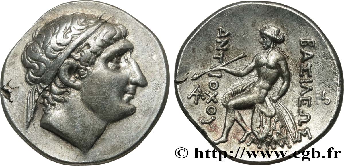 SYRIA - SELEUKID KINGDOM - ANTIOCHUS I SOTER Tétradrachme AU