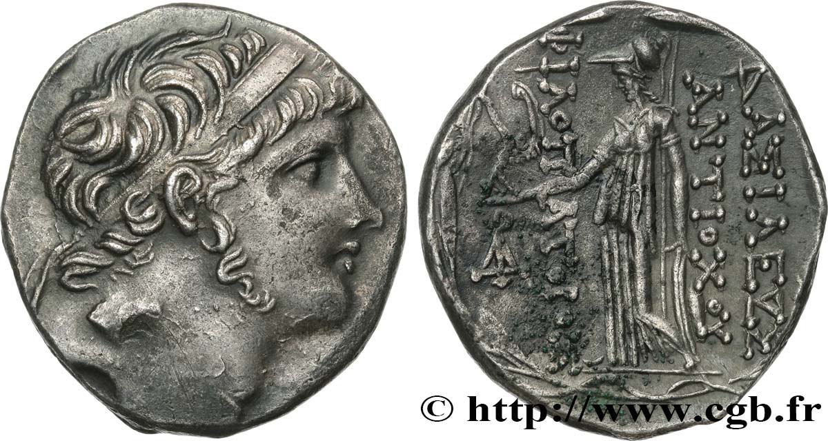 SYRIE - ROYAUME SÉLEUCIDE - ANTIOCHUS IX CYZICÈNE Tétradrachme TTB+