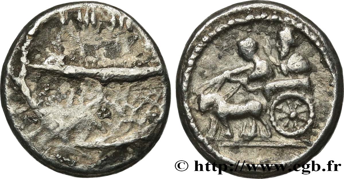 PHOENICIA - SIDON Quart de shekel VF/XF