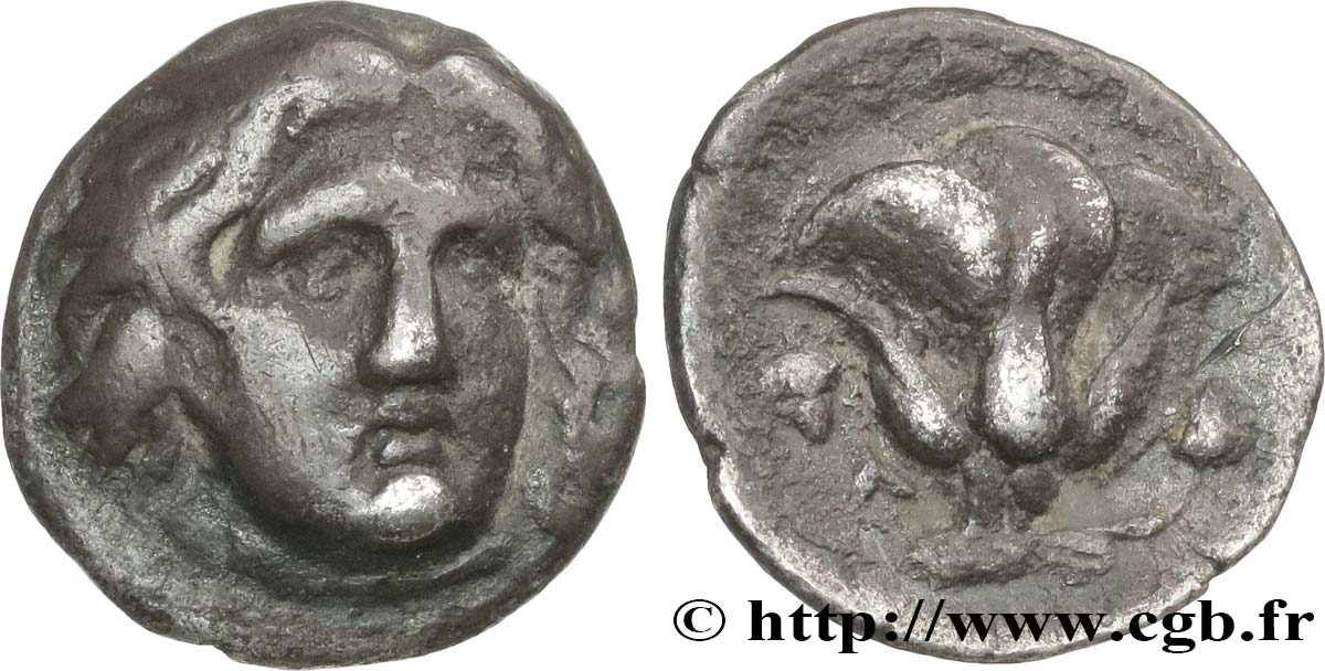 CARIA - CARIAN ISLANDS - RHODES Hemidrachme  XF