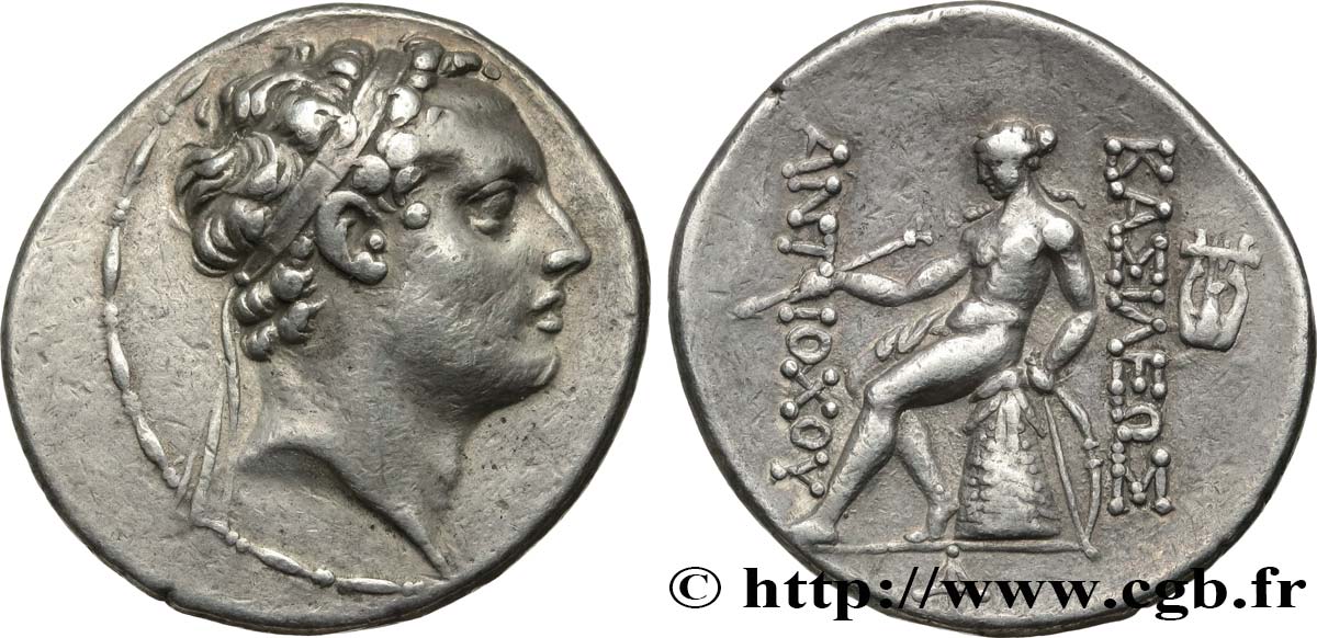 SYRIA - SELEUKID KINGDOM - ANTIOCHOS IV EPIPHANES Tétradrachme AU