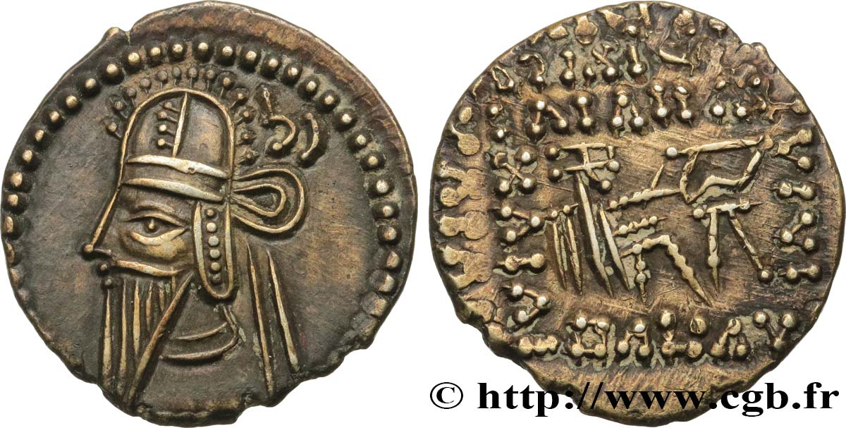 PARTIA - REINO DE PARTIA - VOLOGeSE VI Drachme MS