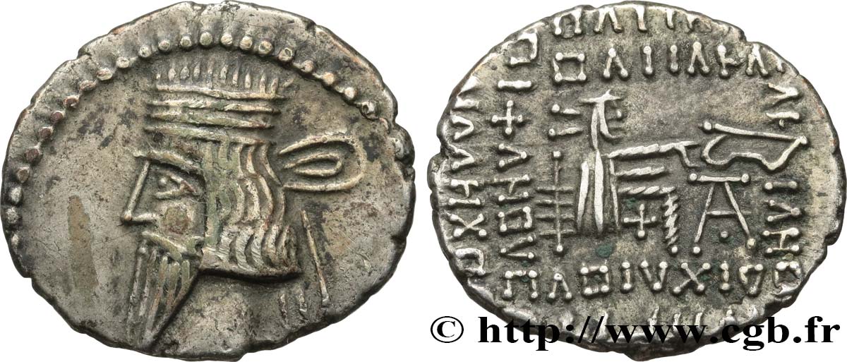 ROYAUME PARTHE - VOLOGÈSE III Drachme SUP
