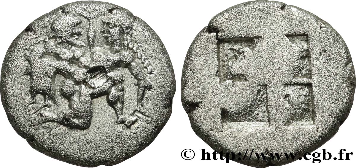 THRACE - THRACIAN ISLANDS - THASOS Drachme XF