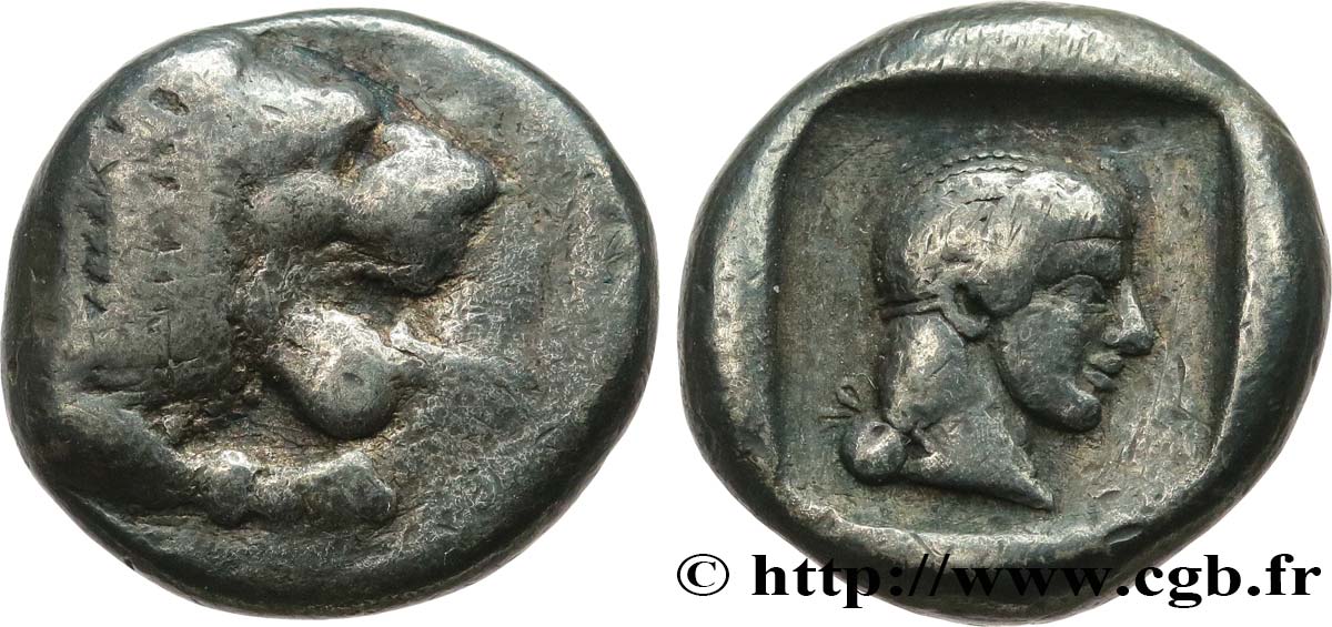 CARIA - KNIDOS Drachme XF