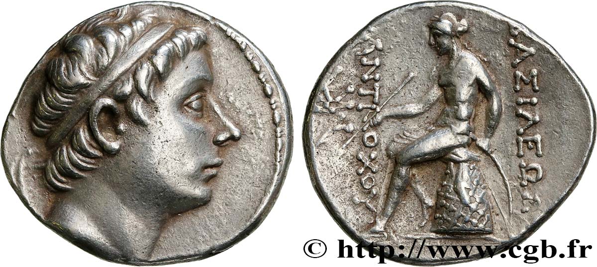 SYRIA - SELEUKID KINGDOM - ANTIOCHUS III THE GREAT Tétradrachme AU