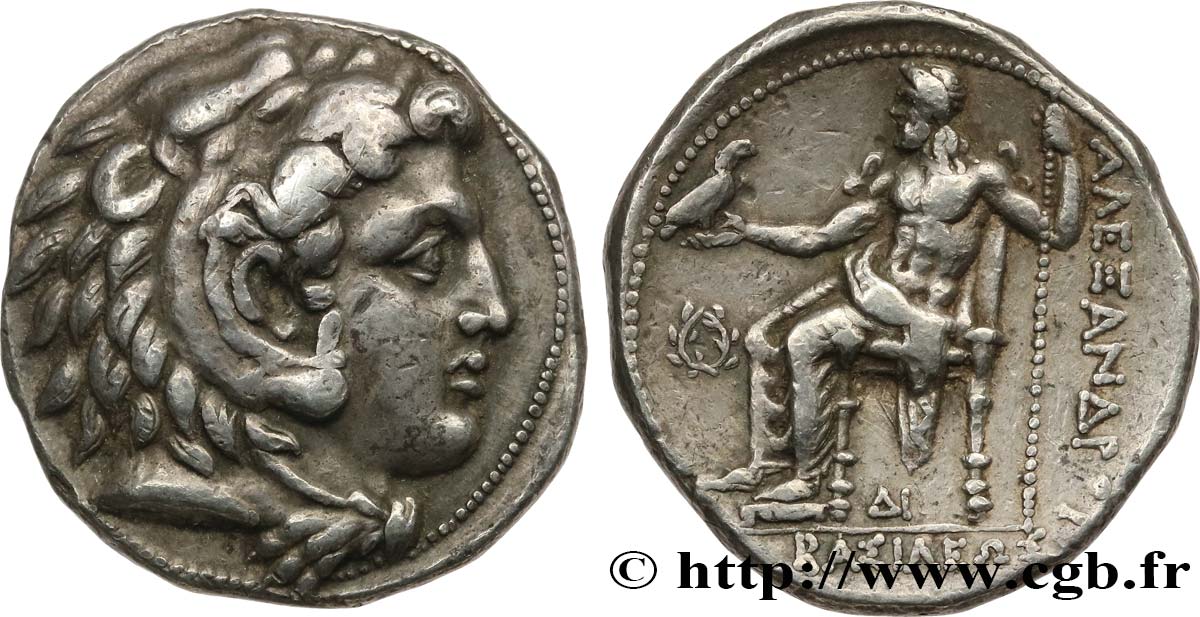 MACEDONIA - MACEDONIAN KINGDOM - ALEXANDER III THE GREAT Tétradrachme AU/AU