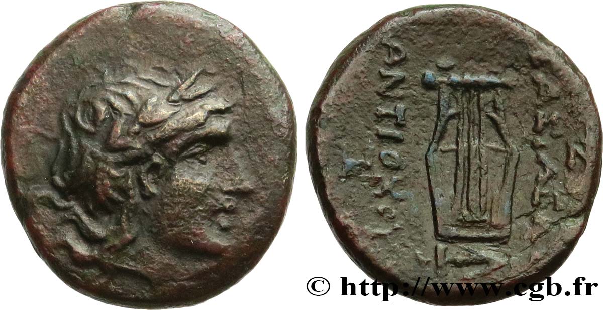 SYRIA - SELEUKID KINGDOM - ANTIOCHOS II THEOS Bronze XF