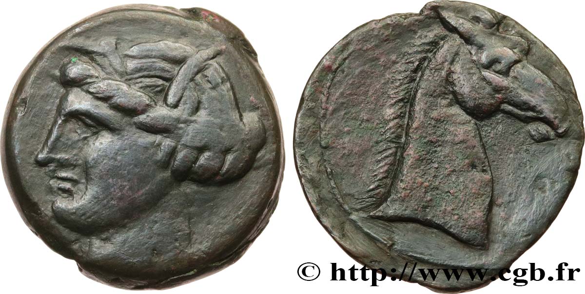 ZEUGITANE - CARTHAGE Double shekel TTB