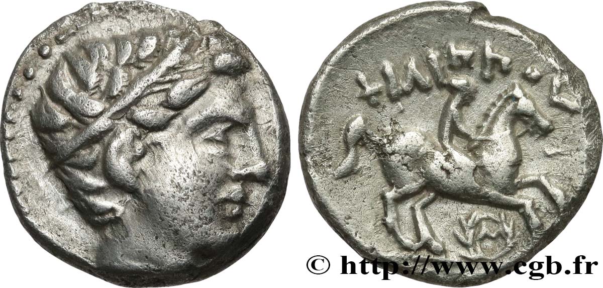 MACEDONIA - MACEDONIAN KINGDOM - PHILIP III ARRHIDAEUS Cinquième de tétradrachme AU/AU