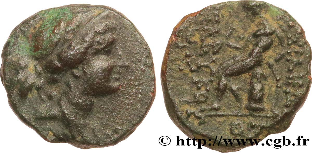 SYRIA - SELEUKID KINGDOM - SELEUCOS III CERAUNOS demi-unité VF