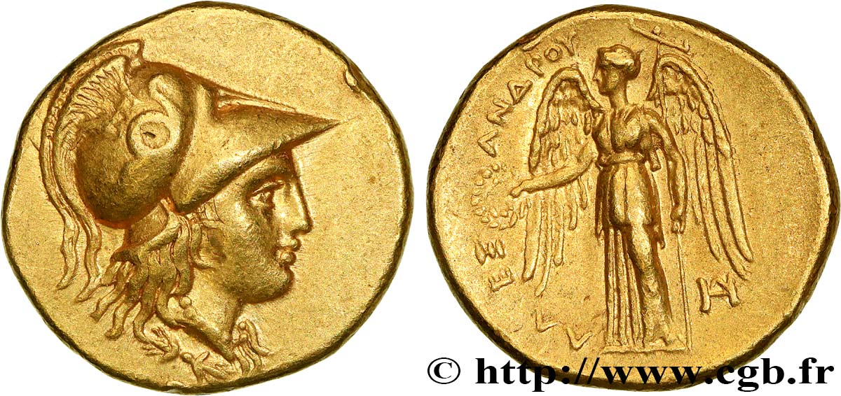 MACEDONIA - REINO DE MACEDONIA - ALEJANDRO III EL GRANDE Statère d or EBC