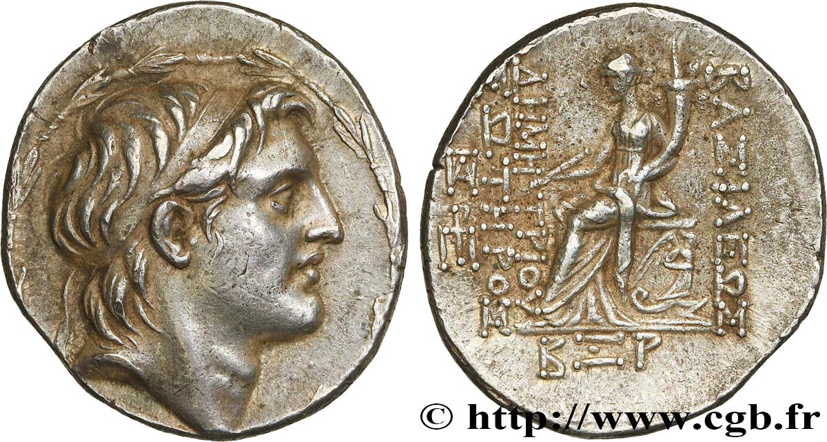 SYRIA - SELEUCID KINGDOM - DEMETRIOS I SOTER Tétradrachme AU/AU