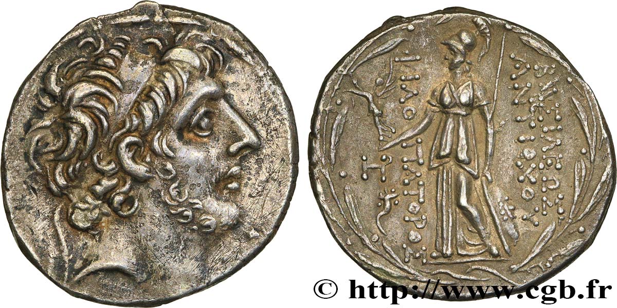 SYRIE - ROYAUME SÉLEUCIDE - ANTIOCHUS IX CYZICÈNE Tétradrachme SUP/SPL