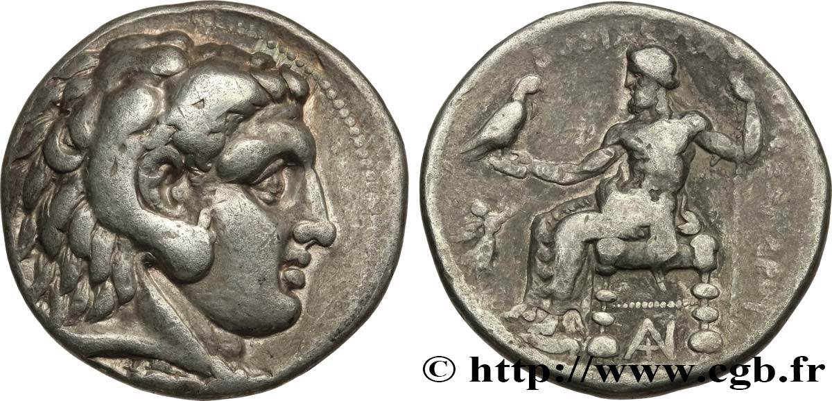 MACEDONIA - MACEDONIAN KINGDOM - ALEXANDER III THE GREAT Tétradrachme AU/VF