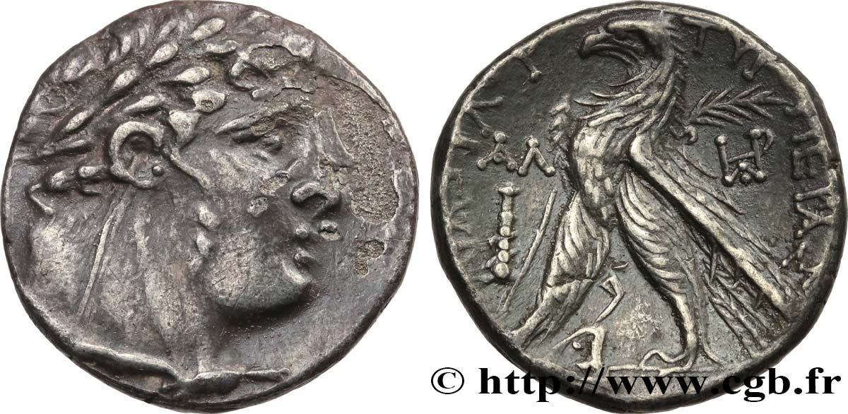 PHOENICIA - TYRE Tétradrachme ou shekel XF/AU