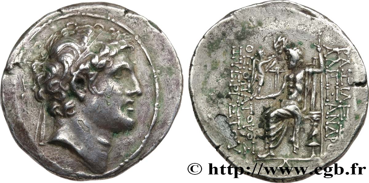 SYRIA - SELEUKID KINGDOM - ALEXANDER I BALAS Tétradrachme XF/AU