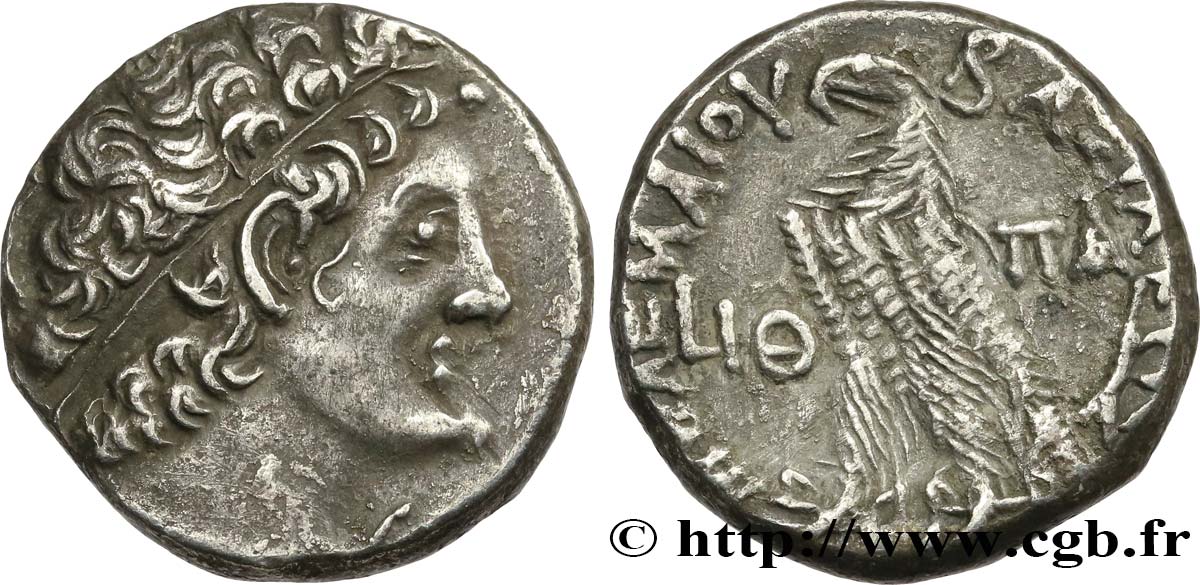 ÄGYPTEN - PTOLEMÄISCHES KÖNIGREICH ÄGYPTEN - PTOLEMAIOS XII NEOS DIONYSOS Tétradrachme fVZ/SS